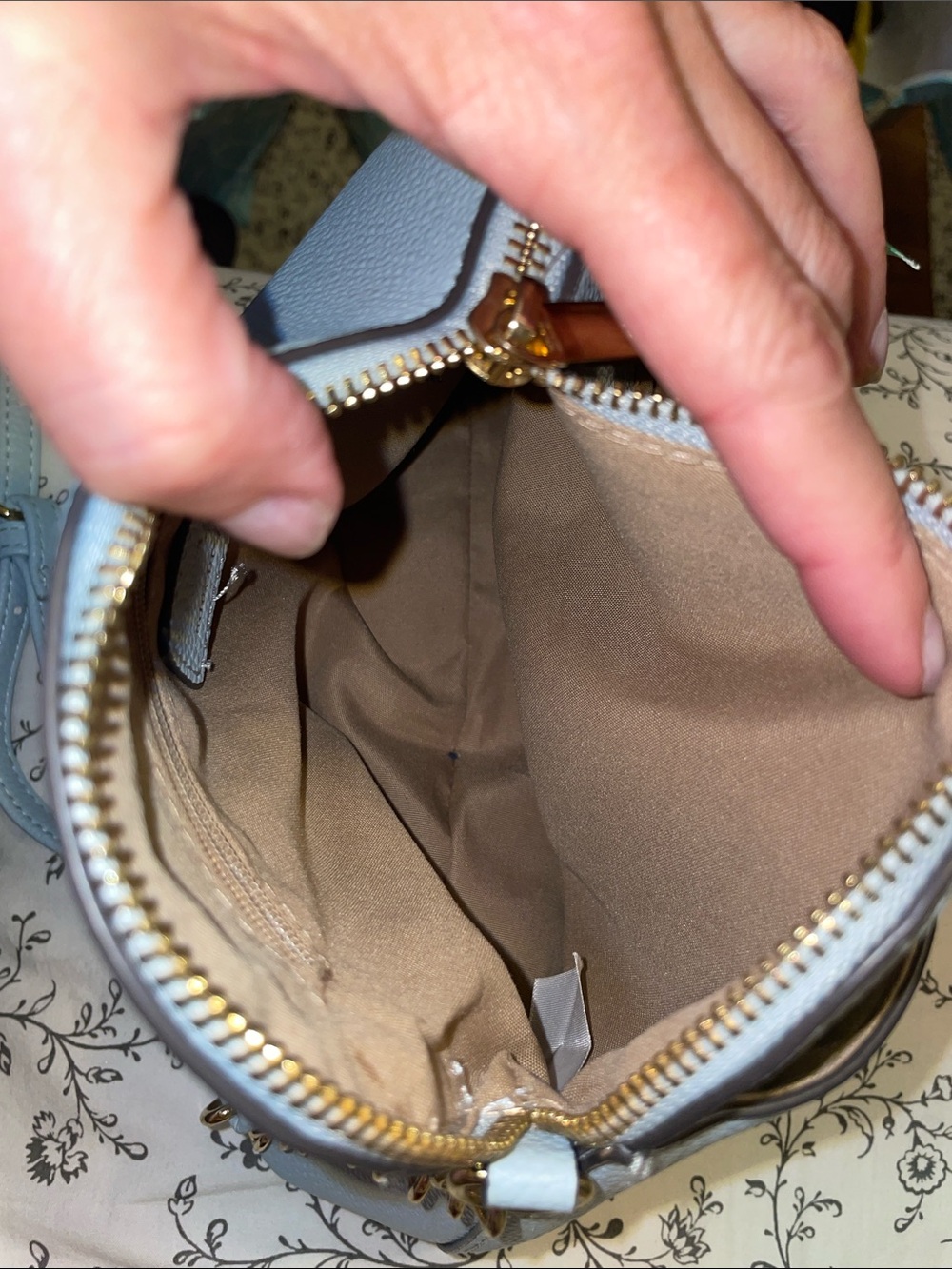 Nanette Lepore Powder Blue Crossbody Bag - Picture 8 of 8
